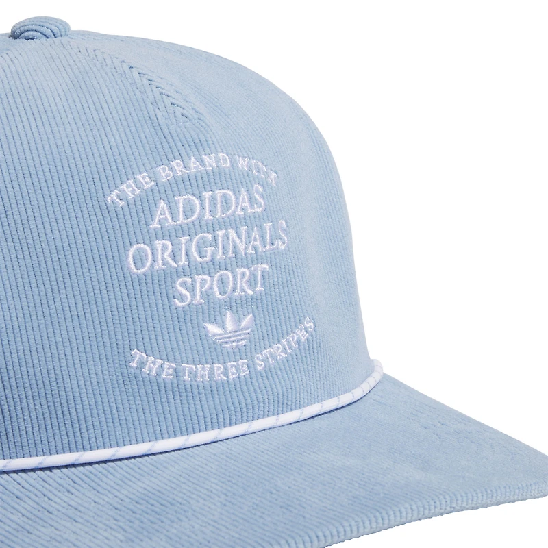 Casquette unisexe adidas bleu clair Unfair Way Strapback