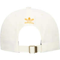 Unisex adidas Originals White Tie-Dye Trefoil Relaxed Adjustable Hat