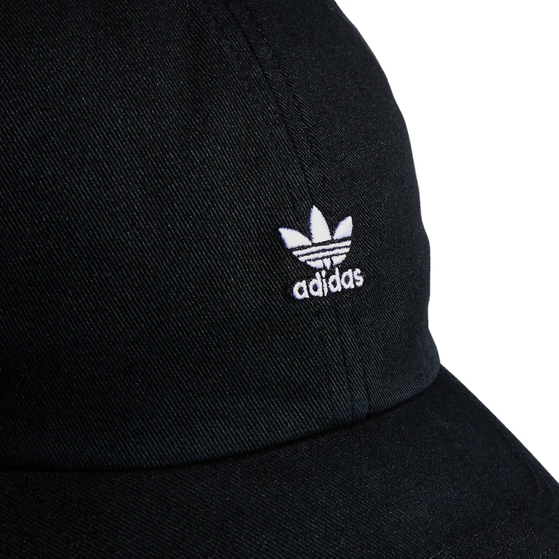 Women's adidas  Black Mini Logo Adjustable Hat