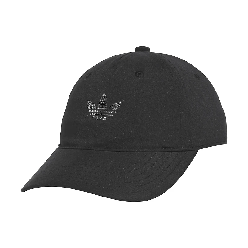 Women's Black adidas Originals Rhinestone Adjustable Hat