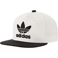 Youth adidas Originals White Chainstitch Adjustable Snapback Hat
