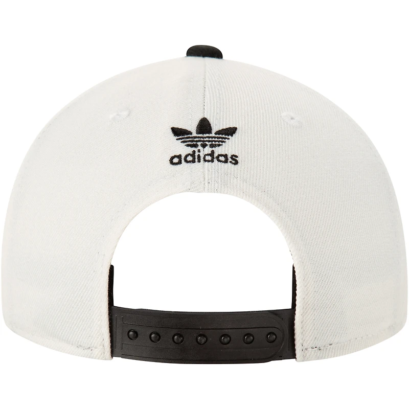 Youth adidas Originals White Chainstitch Adjustable Snapback Hat