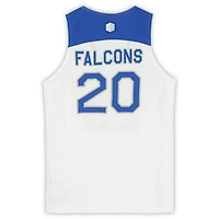 Air Force Falcons Nike Team-Issued #20 White Royal & Gray Jersey from the Basketball Program - Size M
