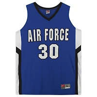 Air Force Falcons Nike Team-Issued #30 Royal White & Black Jersey from the Basketball Program - Size L