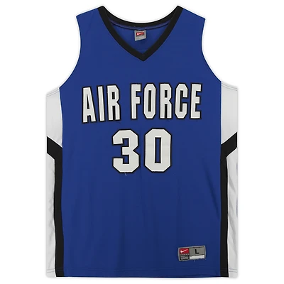 Maillot Nike Air Force Falcons #30 Royal White & Black du programme de basket-ball - Taille L