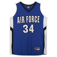 Maillot Nike Air Force Falcons #34 Royal White & Black du programme de basket-ball - Taille L