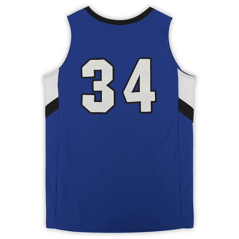 Maillot Nike Air Force Falcons #34 Royal White & Black du programme de basket-ball - Taille L