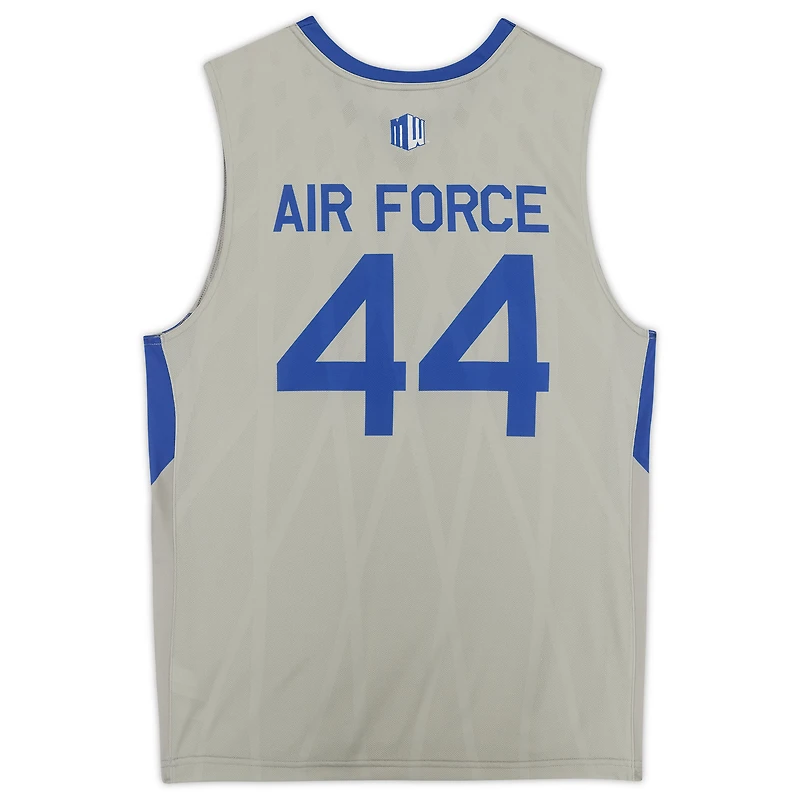 Maillot Nike #44 gris alternatif des Falcons de l'Air Force émis par l'équipe du programme de basket-ball - Taille XL