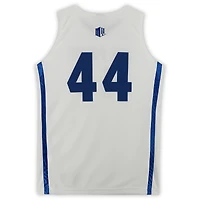 Maillot blanc Nike #44 des Air Force Falcons avec patch NCAA du programme de basket-ball - Taille M