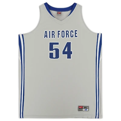 Maillot Nike #54 gris alternatif des Falcons de l'Air Force émis par l'équipe du programme de basket-ball - Taille XL