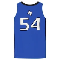 Maillot Nike Air Force Falcons #54 Royal & Black du programme de basket-ball