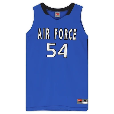 Maillot Nike Air Force Falcons #54 Royal & Black du programme de basket-ball
