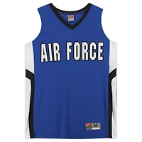Maillot officiel Nike des Air Force Falcons, bleu roi, blanc et noir, issu du programme de basketball - Taille M