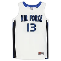 Maillot blanc, bleu et noir numéro 13 des Air Force Falcons émis par le programme de basket-ball