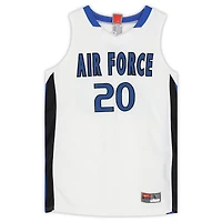 Maillot blanc, bleu et noir numéro 20 des Air Force Falcons du programme de basket-ball - Taille L