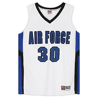 Maillot blanc et noir numéro 30 des Air Force Falcons du programme de basket-ball - Taille L