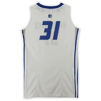 Maillot blanc et bleu numéro 31 des Air Force Falcons émis par l'équipe du programme de basket-ball - Taille L