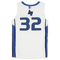 Maillot blanc, bleu et noir numéro 32 des Air Force Falcons émis par l'équipe du programme de basket-ball - Taille L