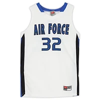 Maillot blanc, bleu et noir numéro 32 des Air Force Falcons émis par l'équipe du programme de basket-ball - Taille L