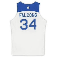 Maillot officiel n° 34 blanc, bleu et gris de l'équipe des Falcons de l'Air Force (programme de basketball) - Taille L