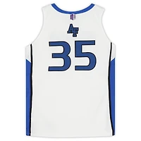 Air Force Falcons Team-Issued #35 White Blue and Black Jersey from the Basketball Program - Size XL