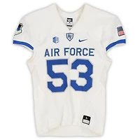 Air Force Falcons Team-Issued #53 White Nike Jersey from the Football Program - Size L