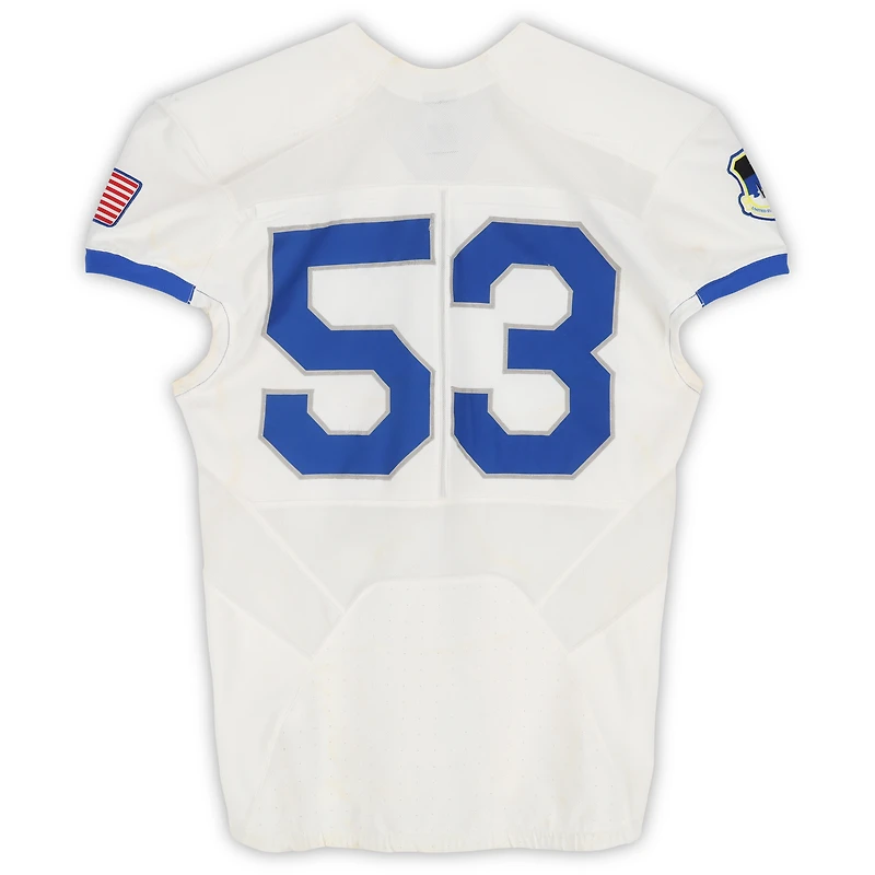 Air Force Falcons Team-Issued #53 White Nike Jersey from the Football Program - Size L