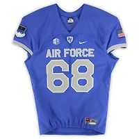 Air Force Falcons Team-Issued #68 Royal Nike Jersey from the Football Program - Size XL