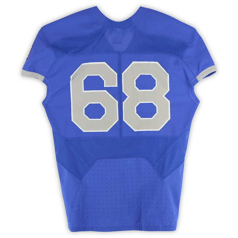 Air Force Falcons Team-Issued #68 Royal Nike Jersey from the Football Program - Size XL