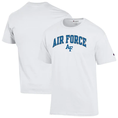 Men's Champion  White Air Force Falcons Arched Logo T-Shirt