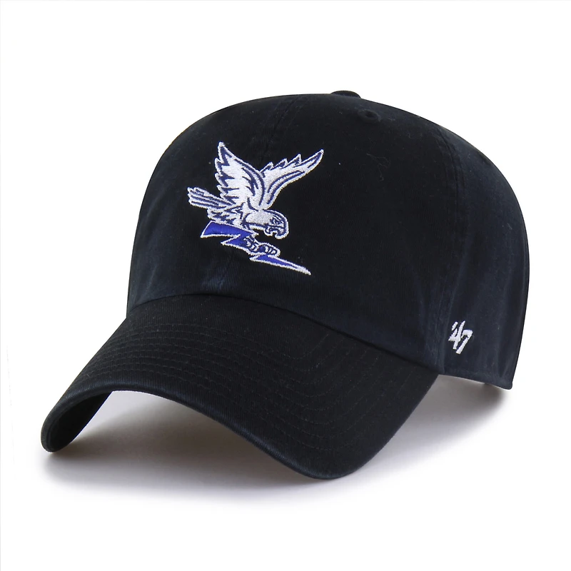 Men's '47 Black Air Force Falcons Clean Up Adjustable Hat