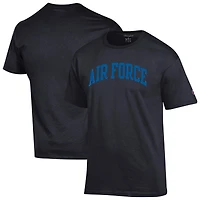 Men's Champion  Black Air Force Falcons Basic Arch T-Shirt