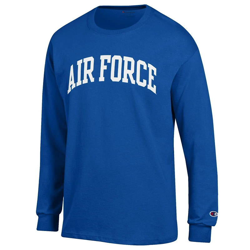 Men's Champion  Royal Air Force Falcons Basic Arch Long Sleeve T-Shirt