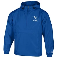 Men's Champion Royal Air Force Falcons Delay Packable Half-Zip Jacket