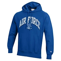 Men's Champion Royal Air Force Falcons Vault Late Night Reverse Weave Pullover Hoodie