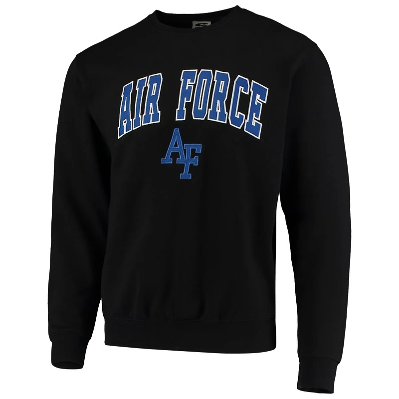 Men's Colosseum Air Force Falcons Arch & Logo Sweatshirt
