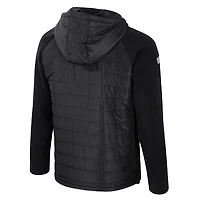 Veste à capuche entièrement zippée Colosseum Black Air Force Falcons Block The Sun pour homme