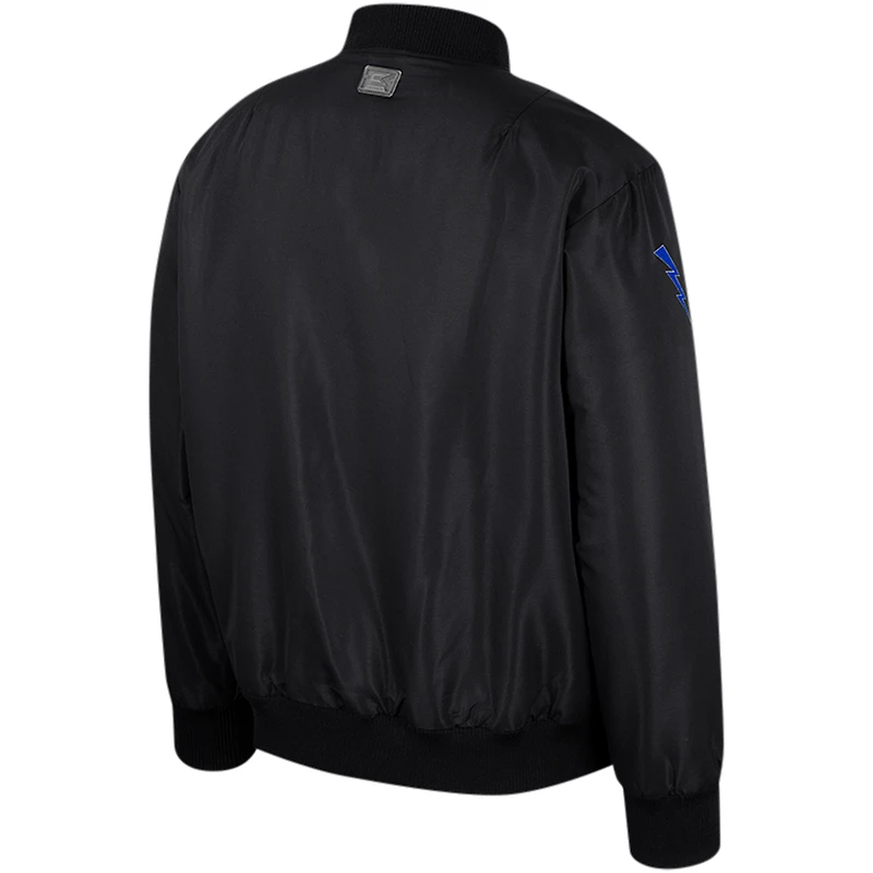 Blouson aviateur entièrement zippé Colosseum noir Air Force Falcons pour hommes