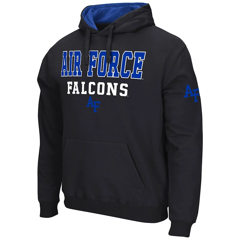 Sweat à capuche Colosseum Black Air Force Falcons Sunrise pour homme