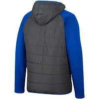 Veste Colosseum Charcoal/Royal Air Force Falcons Good On You Raglan Full-Zip pour homme