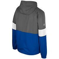 Men's Colosseum Charcoal Air Force Falcons Miles Full-Zip Hoodie Jacket