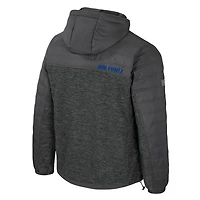 Doudoune à capuche zippée pour homme Colosseum Anthracite Air Force Falcons Nightman