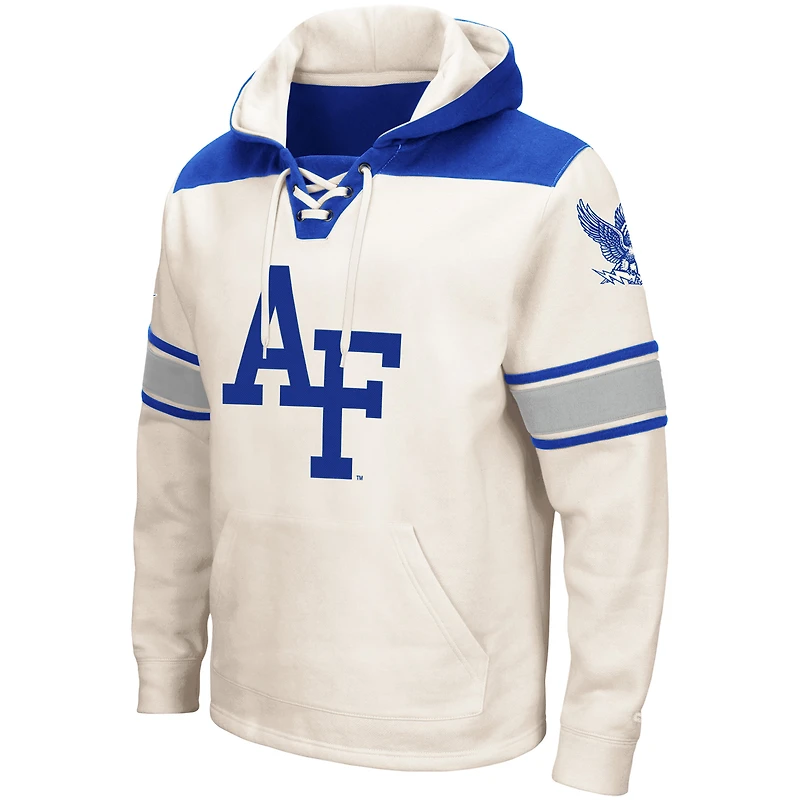 Sweat à capuche lacets Colosseum Cream Air Force Falcons 2.0 pour hommes