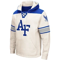 Sweat à capuche lacets Colosseum Cream Air Force Falcons 2.0 pour hommes