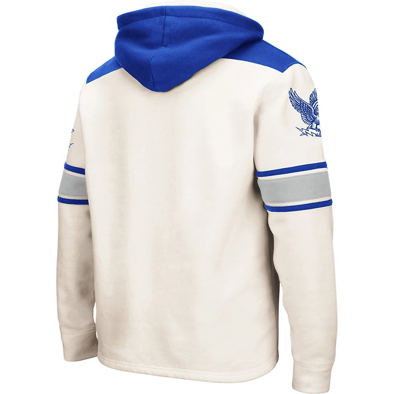 Sweat à capuche lacets Colosseum Cream Air Force Falcons 2.0 pour hommes