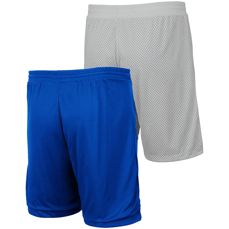 Short réversible Wiggum gris Colosseum/Royal Air Force Falcons pour hommes