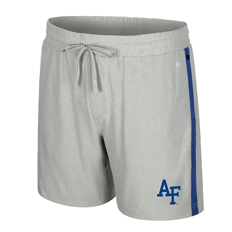 Men's Colosseum Gray Air Force Falcons Mac Shorts