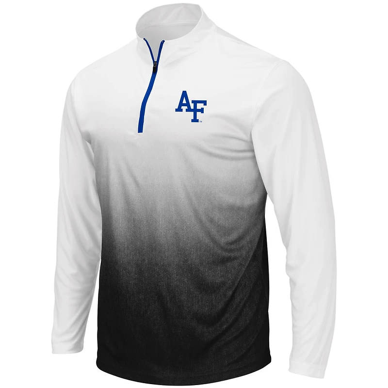 Veste Colosseum Grey Air Force Falcons Magic Team Logo Quarter-Zip pour homme