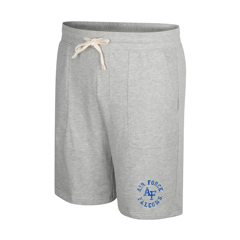 Men's Colosseum Heather Gray Air Force Falcons Love To Hear This Terry Shorts