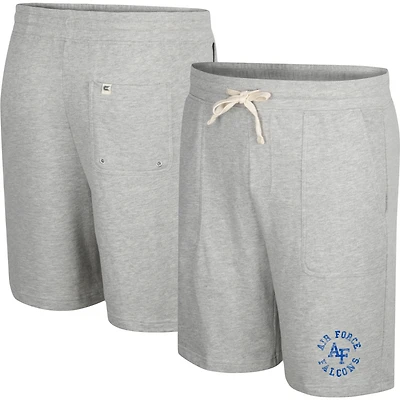 Men's Colosseum Heather Gray Air Force Falcons Love To Hear This Terry Shorts
